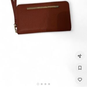 Steve Madden Brown Wristlet Clutch